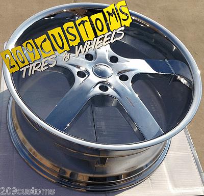 (4) 22" wheels rims tires u2 55 5x115 chrysler 300 2005 2006 2007 2008 2009 2010