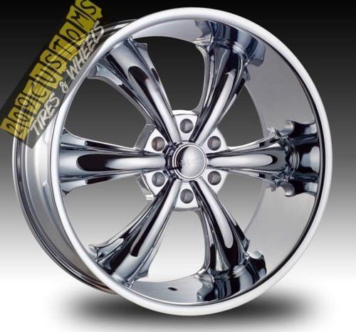 24" inch wheels rims chrome dw19 6x139.7 avalanche 2001 2002 2003 2004 2005 2006