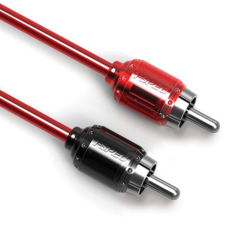 T-spec v6rca-y2 compact 1 male to 2 female y adapter woven coaxial audio cables