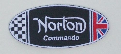 Norton motorcycles commando oval patch. 4 inch. new nice