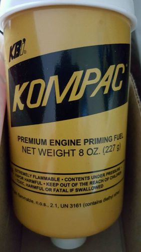 Kbi kompac premium engine priming fuel 8 oz. diethyl ether