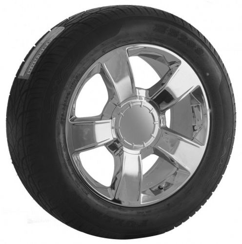 20 inch chevy chrome silverado avalanche tahoe wheels tires