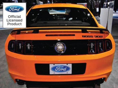 Ford mustang rear trunklid boss 302 decal vinyl graphics ford licensed 2010-2014