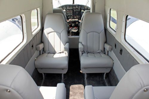 Beechcraft model 18 or twin beech leather interior