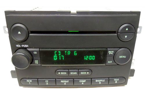 Mercury montego 2006 2007 factory stereo cd player oem radio 6f9t18c869af