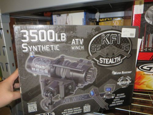 Kfi 3500 se35 synthetic winch with remote