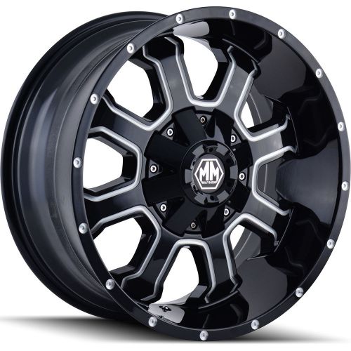 17x9 black fierce 8103 6x135 &amp; 6x5.5 +18 wheels ct404 285/70/17 tires