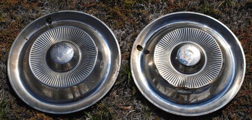Citroen ds hubcaps (2) rare ribbed pallas style