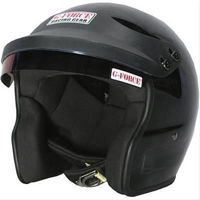 G-force pro phenom helmet 3021medbk medium black snell sa2010