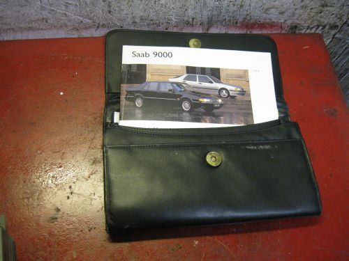 96 saab 9000 oem factory owners manual with case