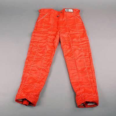G-force racing 4547smlrd driving pants double layer nomex men's small red ea