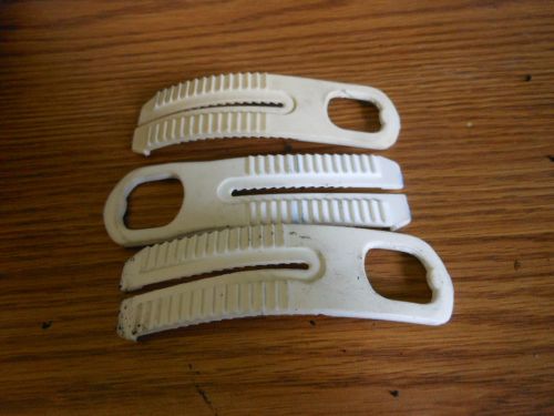 O&#039;neal oneal motocross mx boots replacement buckles white quantity 3