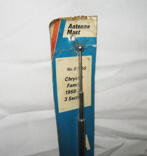 Vintage nos 3-section chrysler-dodge-plymouth replacement am/fm antenna