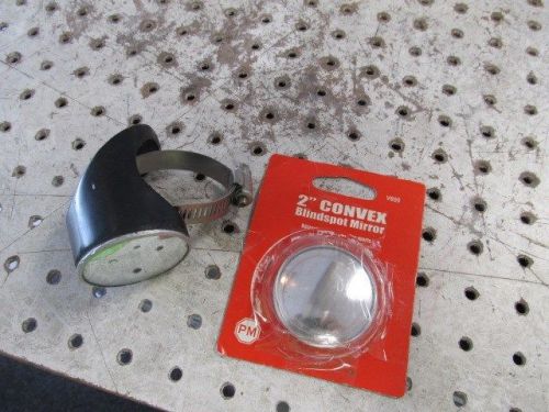 Chassis mount side mirror left or right side 2&#034; with x 1 replacement lens