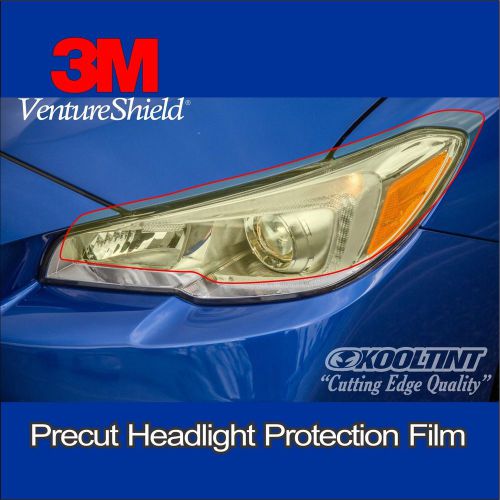 Headlight protection film by 3m for 2013-2015 subaru wrx
