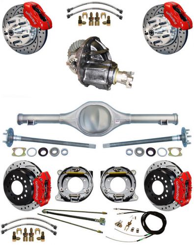 New suspension &amp; wilwood brake set,currie rear end,posi-trac gear,booster,717314