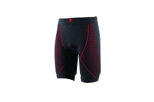 New dainese d-core thermo sl adult 85% dryarn shorts, black/red, medium