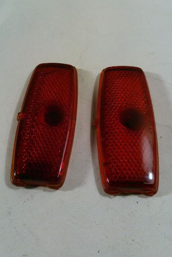 41 - 48 chevy car chevrolet nos glass tail light lenses (5931432)