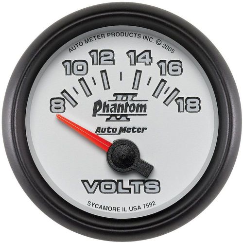 Autometer voltmeter new 7592