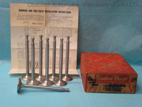 1954 1955 ford truck 279 317 exhaust valve set 8 y-block v8 f800 f900 .015&#034; over