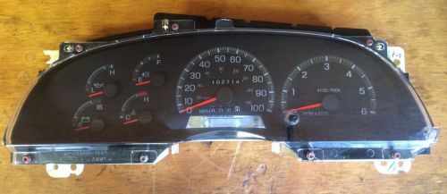 97 98 ford f150 expedition speedometer cluster w/tach 102k free shipping