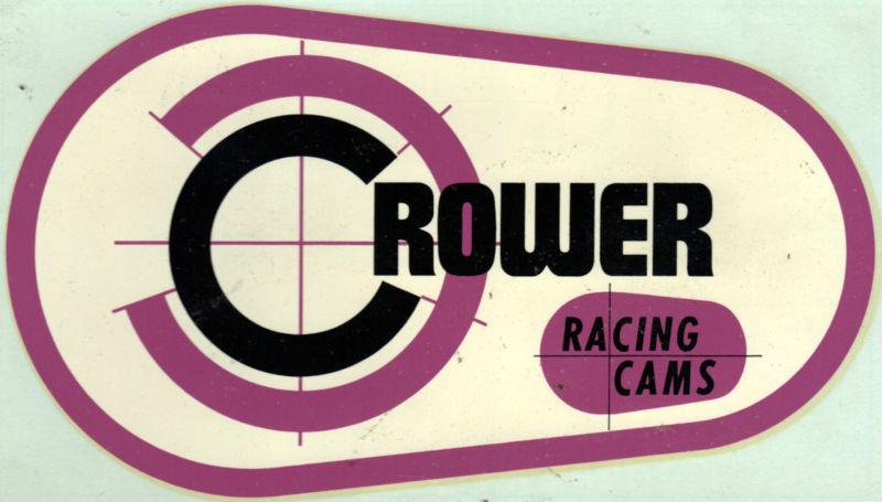 Vintage drag racing water decal rat hot rod old nhra gasser crower cams scta 