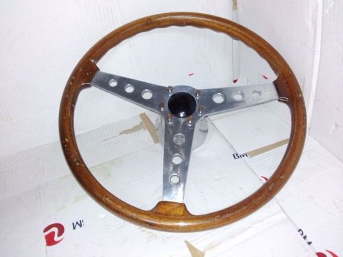 Vintage hellebore mini minor cooper innocenti wood steering wheel - used