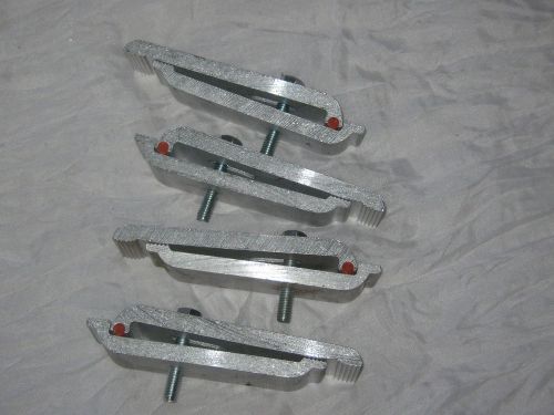 Set of 4 mounting clamps for truxedo tonneau cover