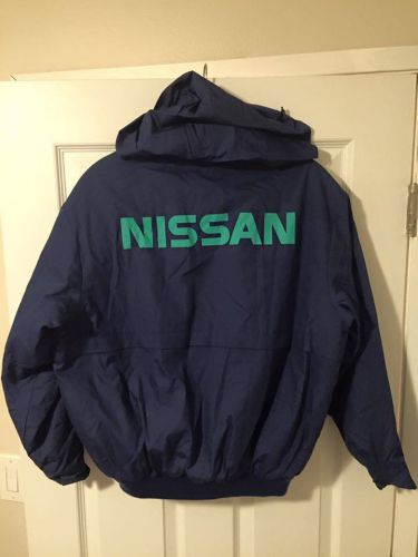 Jdm nissan dealership service department jacket coat with hood