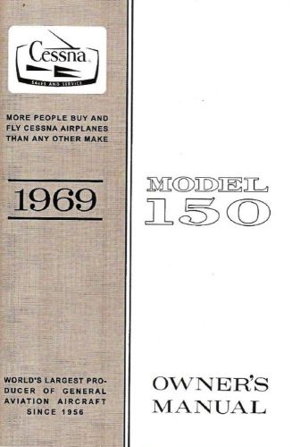 1969 cessna 150 owner&#039;s manual on cd/dvd****