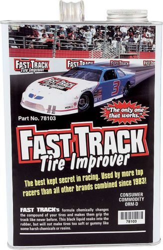 Fast track race tire softener soak treatment 1gal increase traction asphalt dirt