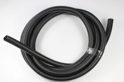 Split wire conduit polyethylene tubing scrap combo 13mm 9ft black