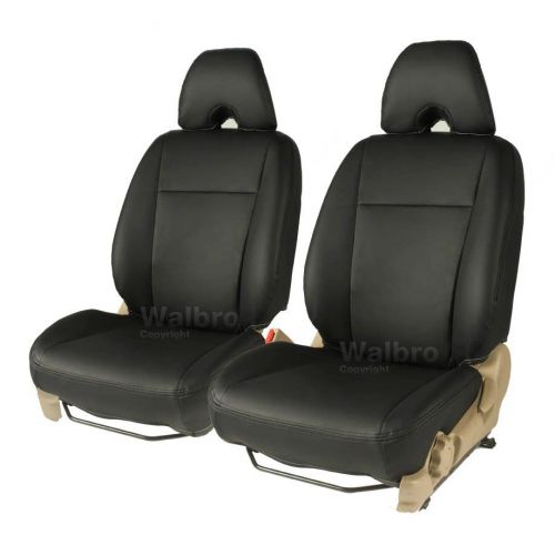 09-13 acura tl custom made front seat covers black leatherette