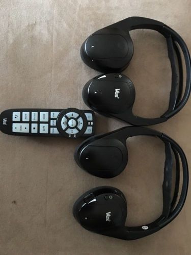 Ves wireless headphones and remote for chrysler/dodge