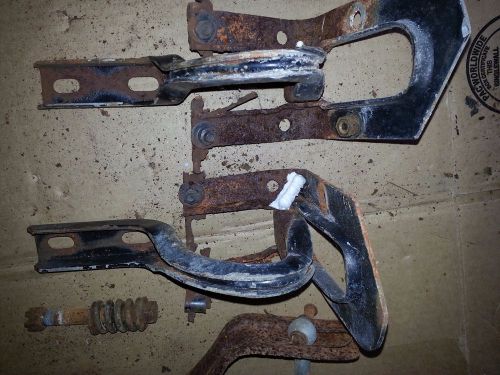 1940 ford trunk hinges  and other misc  parts