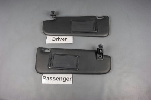 2015 fiat 500 sun visor set with covered mirrors