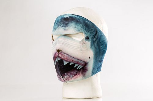 Shark neoprene ski mask animal full motorcycle biker face mask reversible new