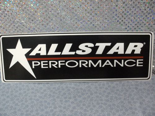 Racing car sticker, allstar performance, 12&#034; x  4&#034;