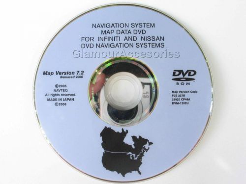 Infiniti &amp; nissan navigation dvd rom ver 7.2 oem