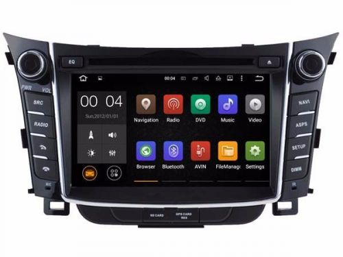 7&#034; android 5.1 car dvd player radio gps for hyundai i30 elantra gt 2011-2016 3g