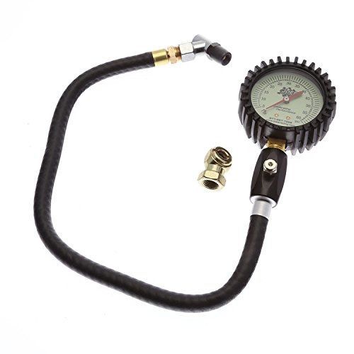 Joes racing 32310 (0-60) psi tire pressure gauge with hold valve