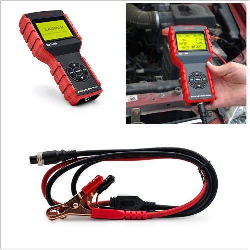 Pro diy launch bst-460 vehicles battery tester diagnostic tool for 6-12v system
