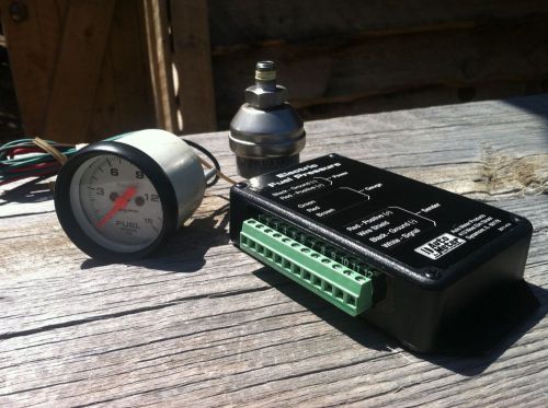 Autometer electronic 2-1/16&#034; fuel pressure, 0-15 psi, phantom