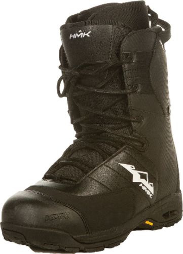 Hmk team lace mens&#039;s black snowmobile boot four adult sizes