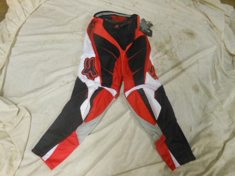 Fox racing mens strafer race pants red 04169 new in stock