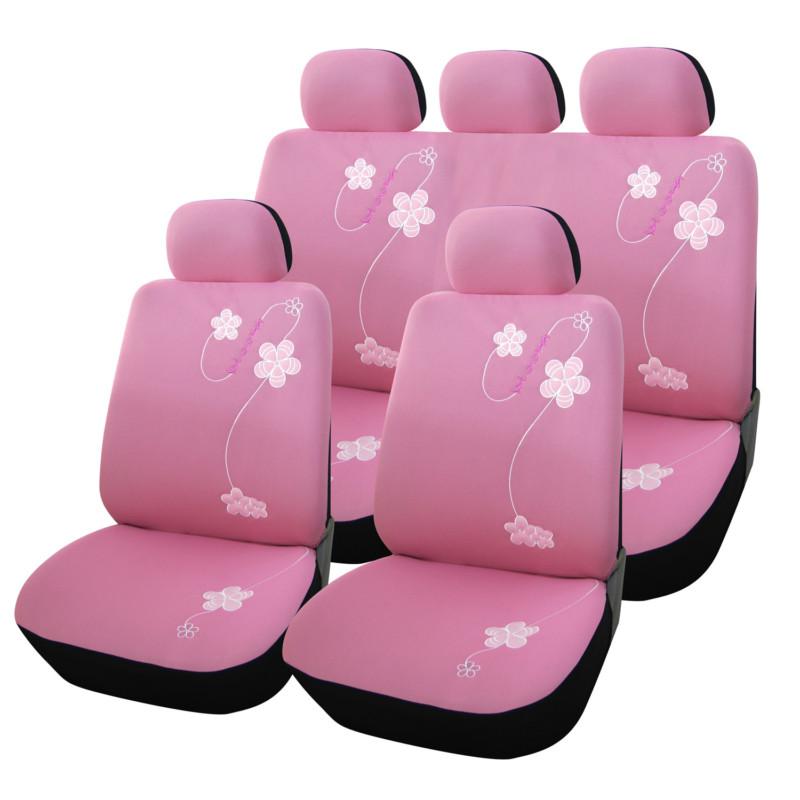 Find adeco 9piece universal vehicle car seat cover set w flower