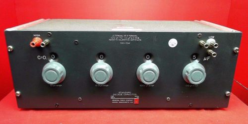 General radio standard decade capacitor type 1423-a see condition desc