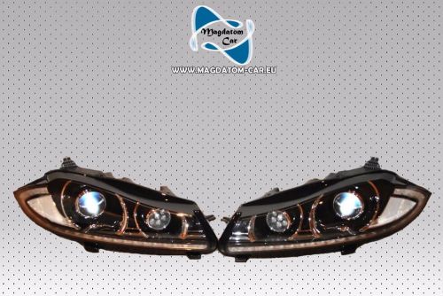 2x new original headlight bixenon xenon led for jaguar xf from 2011 complete