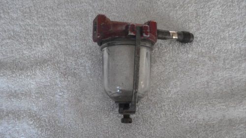 Vintage carter sediment bowl fuel filter willys jeep, chrysler products rat rods