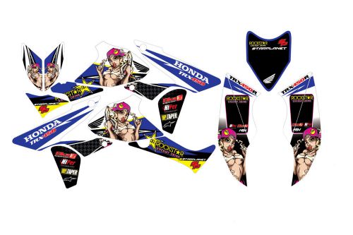 Honda trx450r trx 450 2005 and lower years graphic kit stickers decal pegatinas